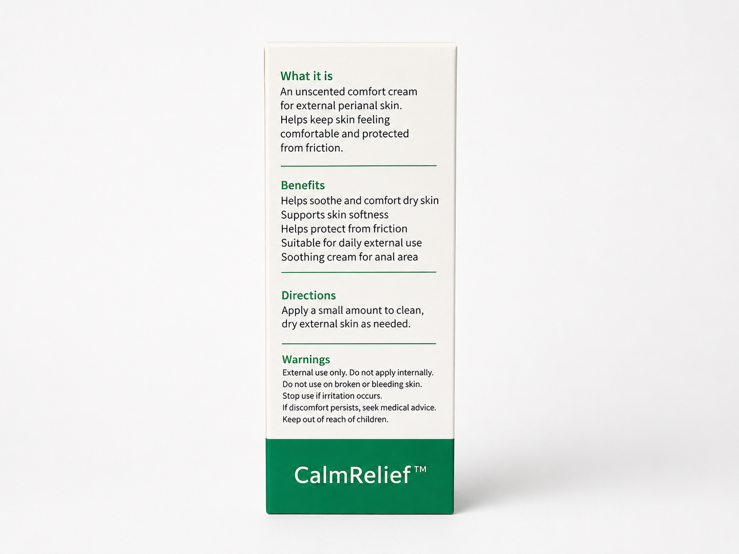CalmRelief™ Soothing Cream For The Anal Area